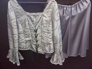 Adult Female Costumes to Hire - Swirl top & skirt